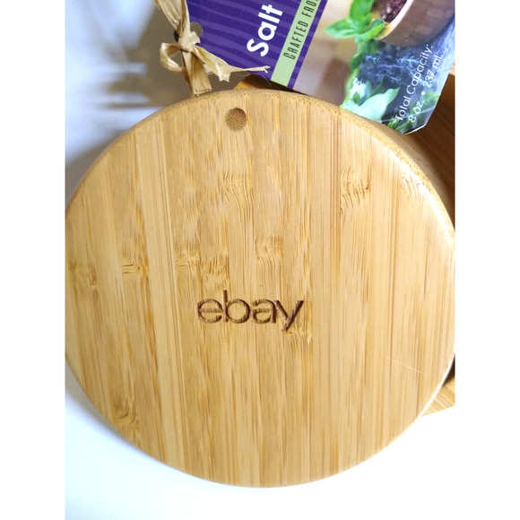 Totally Bamboo Salt Keeper Bowl Duet Salt and Pepper Wood New Unused Wooden - Picture 2 of 6